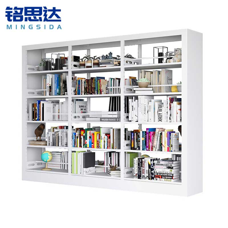 铭思达钢制书架双面1列3组5层组高清大图