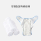 喜临门尿布纯棉尿片新生婴儿宝宝纱布尿布透气可洗春夏秋冬四季款 [5片装]白色