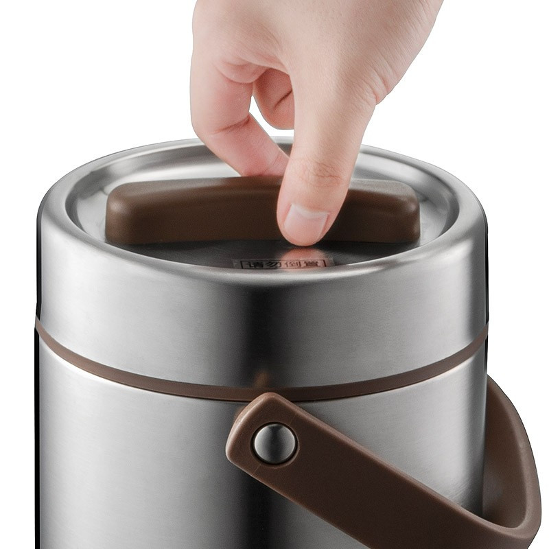 爱仕达保温桶提锅16l304不锈钢高真空粥桶汤桶三层学生便当饭盒大rws