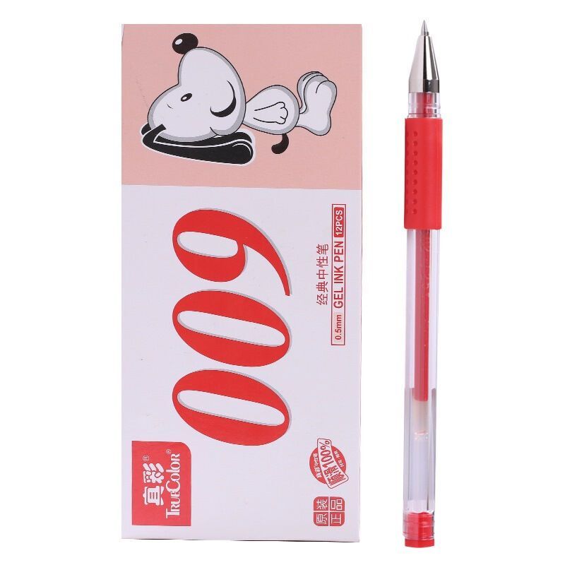 真彩 红色 0.5mm 新 中性笔 GP-009(单位:支)