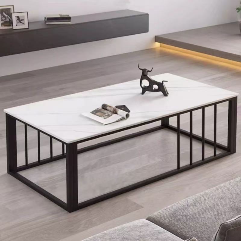 苏宁 质凡 办公家具现代商务接待会客长茶几 100*60*45cm高清大图