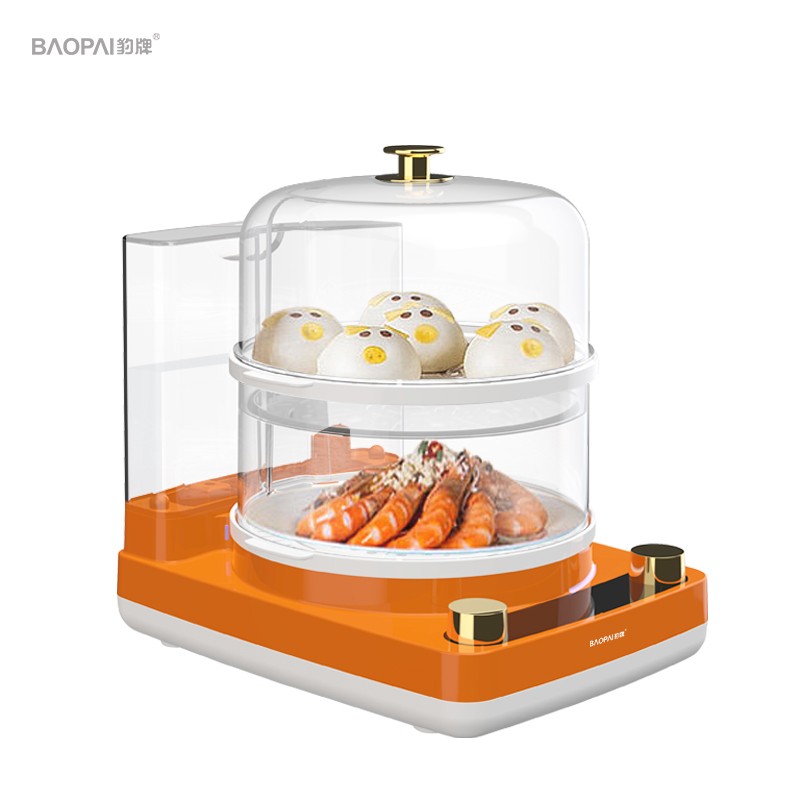 豹牌智能蒸锅BP-WD082 双层蒸箱,可单蒸、双蒸 透明微滴管水箱