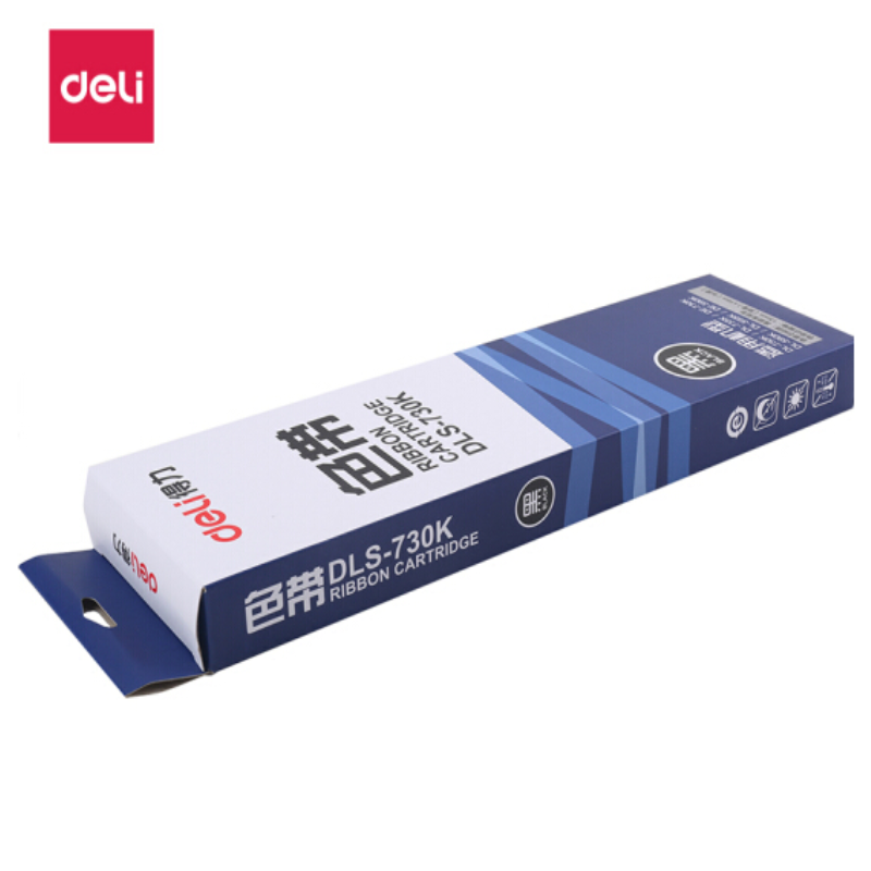 得力 针式打印机 发票/单据/快递单/二维码针式打印机 色带 DLS-730K