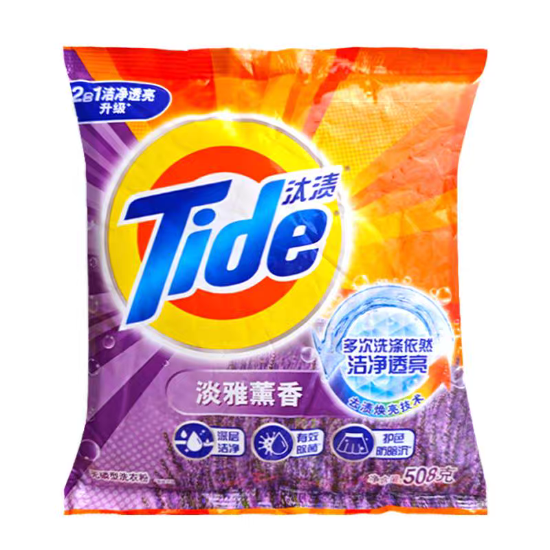 汰渍Tide深层去渍洗衣粉强力除菌除螨508g无磷型高清大图