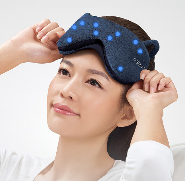 傲胜 美眼摩 眼部按摩器 OS-141护眼仪 眼罩 轻巧无线 轻柔震动按摩 学生女生母亲节高清大图
