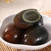 【中华特色】六安馆 牧鹅松花皮蛋溏心松花蛋大颗60-70g*20枚 散养麻鸭蛋河南阜阳特产1200g