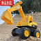真智力大号耐摔工程车挖掘机儿童玩具车男孩沙滩铲车挖土翻斗惯性汽车
