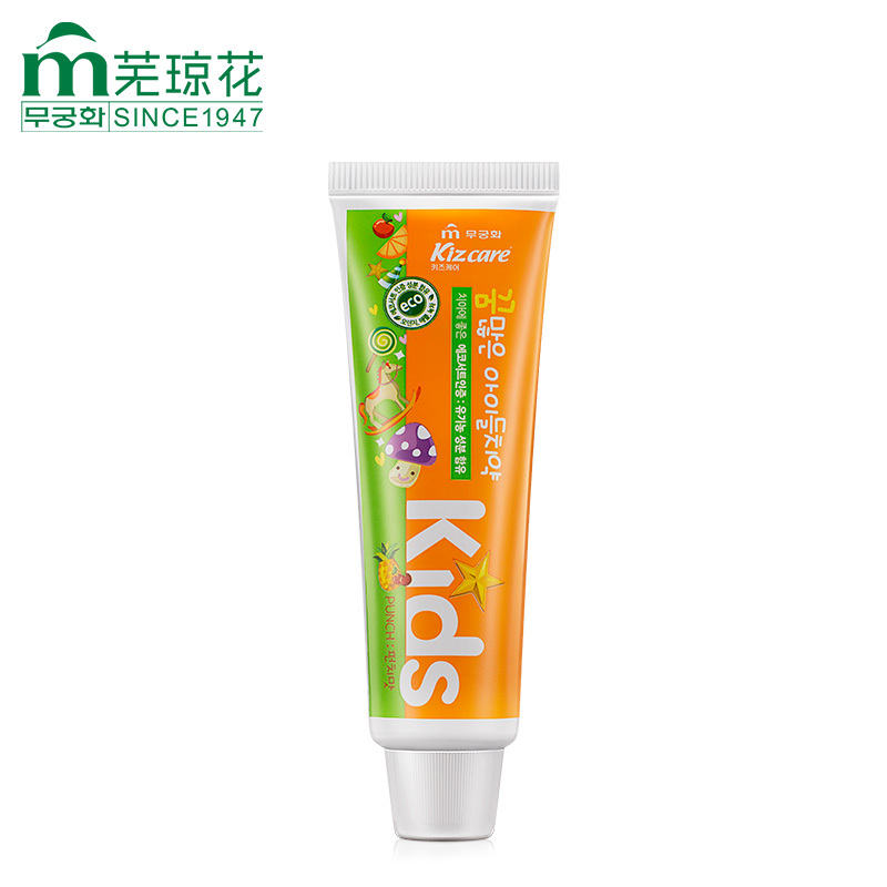 韩国原装进口芜琼花(Scarle) 多梦天真儿童牙膏(热带水果味)75G 适合0.5-12岁
