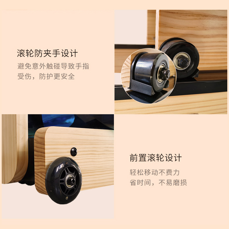 海德(HEAD)WR518 划船机 松木实木水阻划船器家用室内有氧健身器材划艇机自带蓝牙模块可连接APP