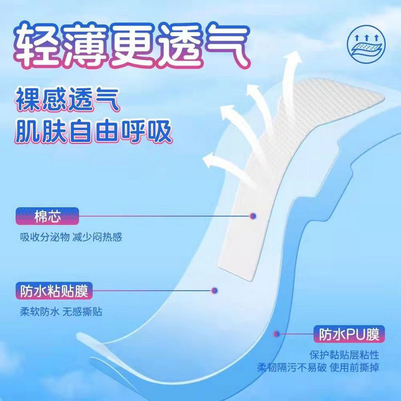 海氏海诺 独立装儿童款游泳防护贴PU膜轻薄透明泡温泉私处防护贴防水游泳贴高清大图