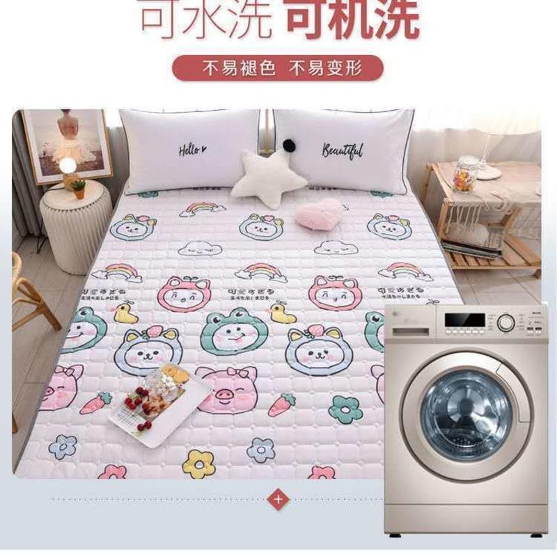 防滑床垫薄床垫宿舍夏天床垫四季保护垫子折叠垫被床褥子可打地铺 可爱多 工厂直销( 90*200cm)床