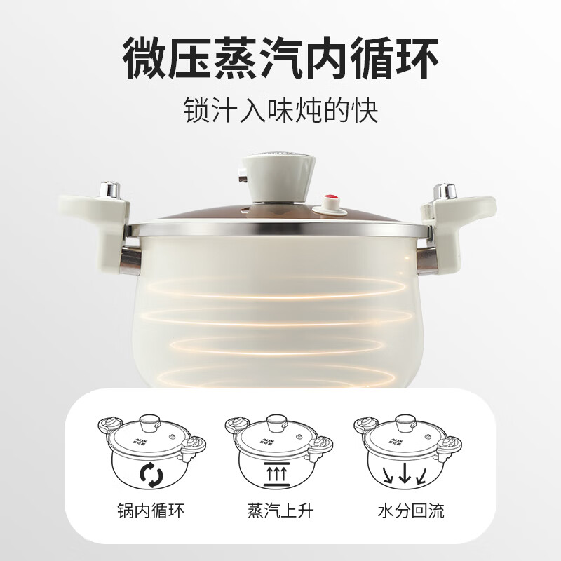 十八子作爱家微压炖锅/HM-205DG高清大图
