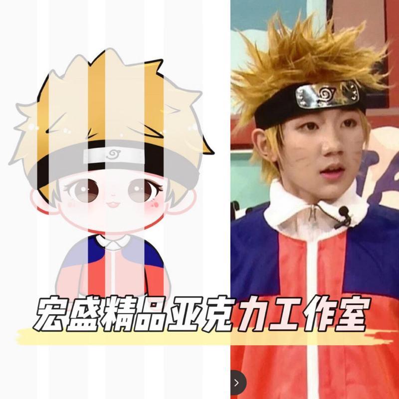 【特价促销】TFBOYS卡通Q版立牌摇摇乐易烊千玺王俊凯王源生日礼 TFBOYS6周年西装 6cm立牌