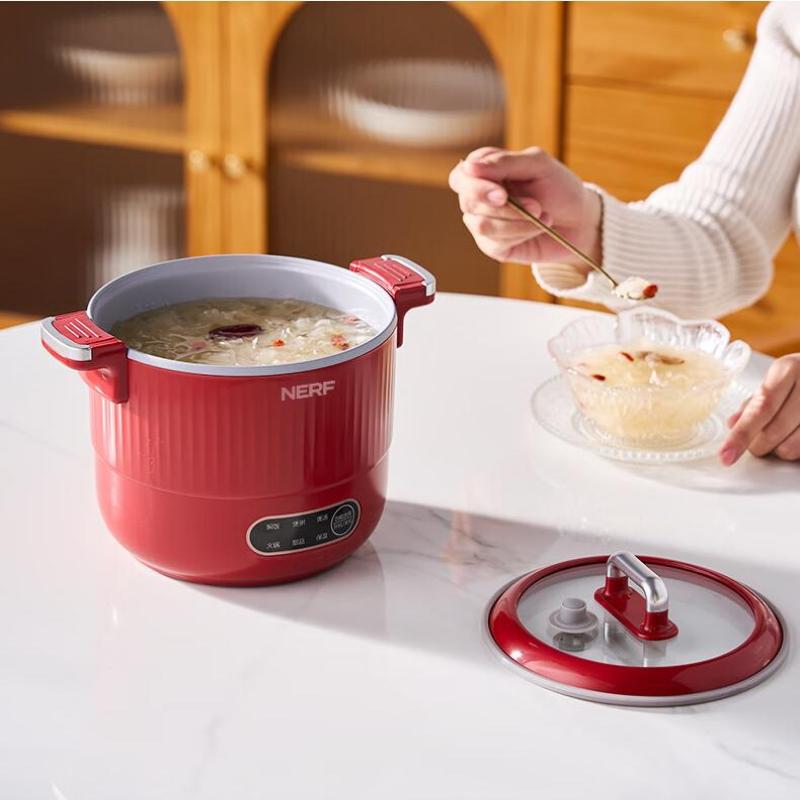 拉尔弗智能电压力锅多功能烹饪机NERF-P100 快速煮炖 3D环绕加热 时尚触控设计高清大图