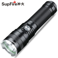 supfire神火C8-X手电筒强光可充电式远射多功能防水特种兵5000多功能远射打猎户外led灯 充电宝功能可给手机充