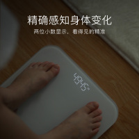 云康宝(Yolanda)智能体脂秤 华为智慧生活生态产品 WiFi+蓝牙双模体脂秤 可测心率电子秤 家用精准体重秤