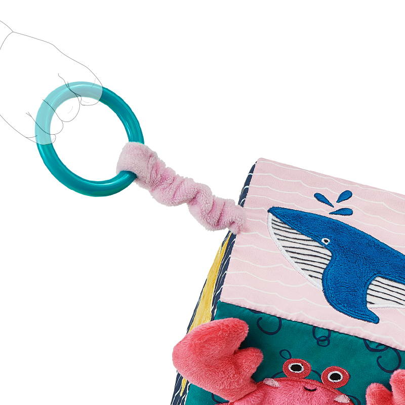 babycare婴儿安抚玩偶可咬可入口宝宝安抚睡觉神器安抚巾睡眠玩具趣味立体布玩具