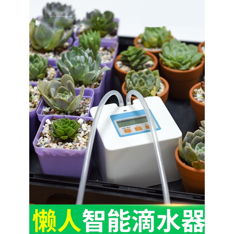 自动浇花器智能懒人滴水器阳台盆栽外出差园艺浇水器定时浇花神器 [普通款]智能浇水器(可同时浇灌10盆绿植)