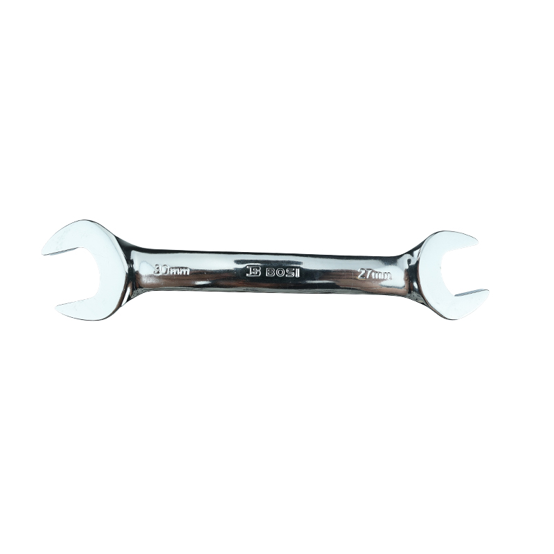 波斯(BOSI)精品开口扳手(27x30mm)把高清大图