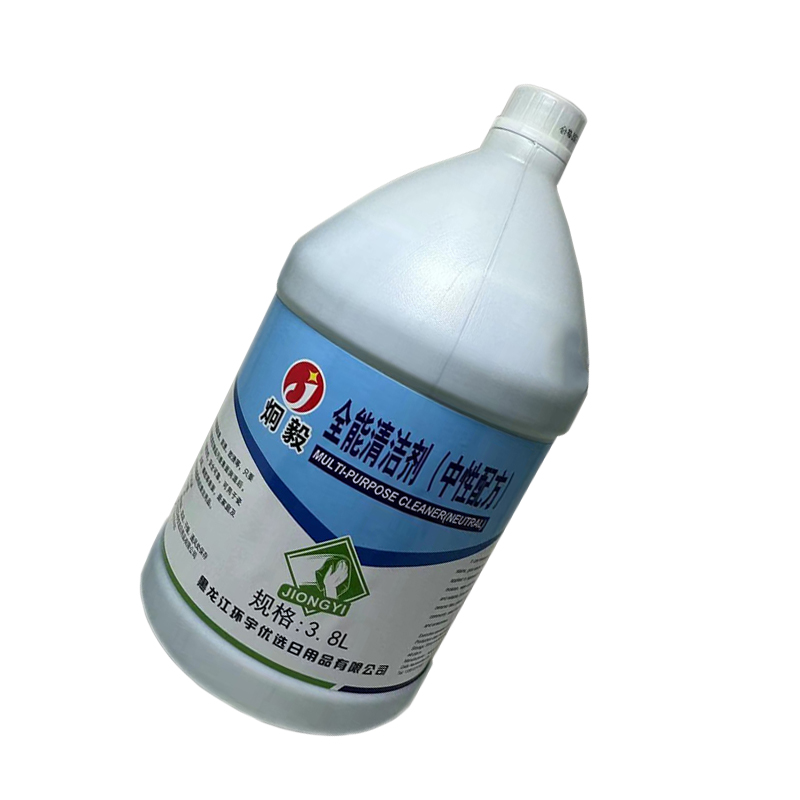 炯毅 全能清洁剂 污渍清洁剂 地面桌面 洗地机用多用途全能水 全能清洗剂 (中性配方) 3.8L 桶高清大图
