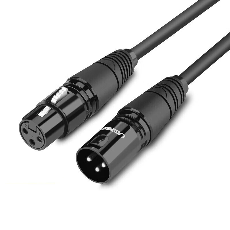 绿联卡侬公对母延长线 2米 AV130/20710(货期3-6天)