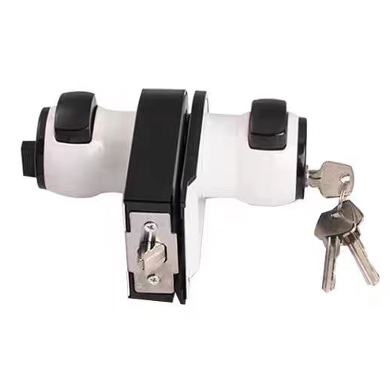 龙江策驰 玻璃门隔断球形锁 黑白单开 套高清大图