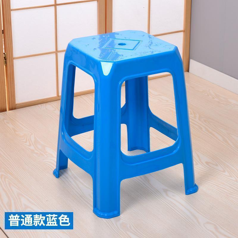 美帮汇塑料凳子家用加厚高凳客厅餐桌凳方凳子椅子经济型胶登子朔料板凳高清大图