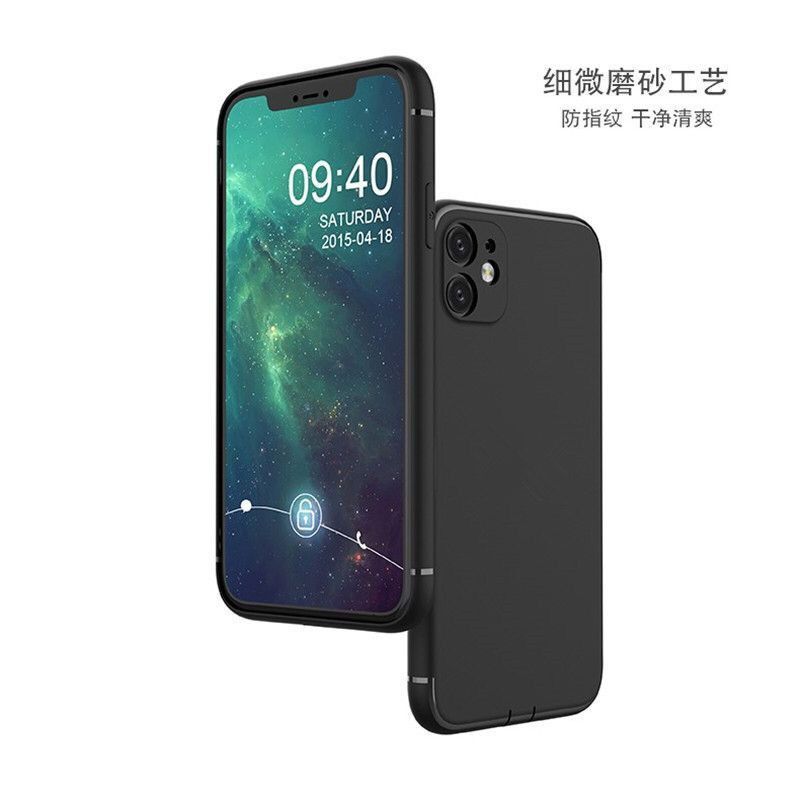 iPhone 11手机壳镜头全包苹果11promax防摔套Max超薄磨砂带防尘塞 iPhone11 全包镜头+带防尘塞[