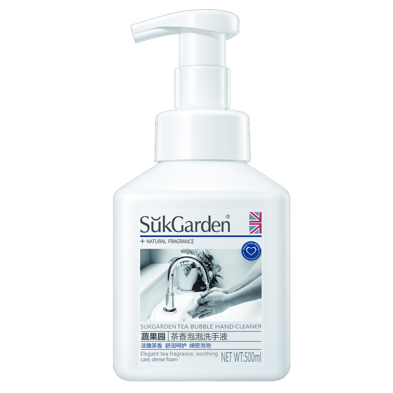 SukGarden蔬果园茶香泡泡洗手液500ml.