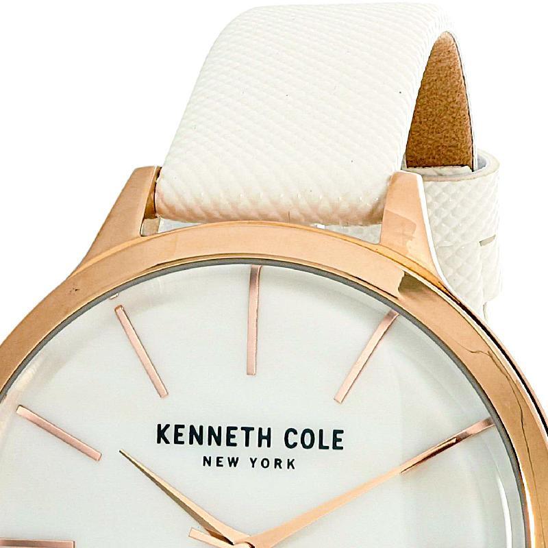 凯尼斯柯尔,Kenneth Cole欧美品牌女士石英表时尚简约贝母表盘KC皮带女表防水腕表KC15056001