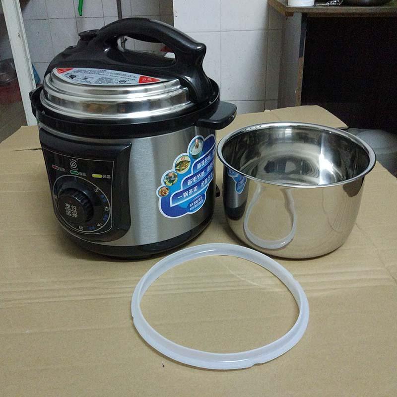 【苏宁优品】三角牌电饭锅三角牌电压力锅家用电高压锅智能4-5-6l升饭煲特价机械式 机械不粘胆+不锈钢胆6L可6-7人用