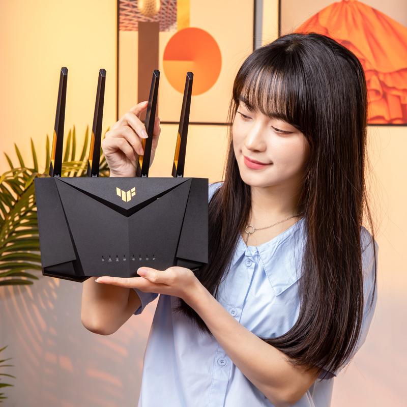 华硕TUF GAMING AX3000 V2双频WIFI6无线千兆企业级路由全屋覆盖2.5G接口TUF电竞小旋风路由器