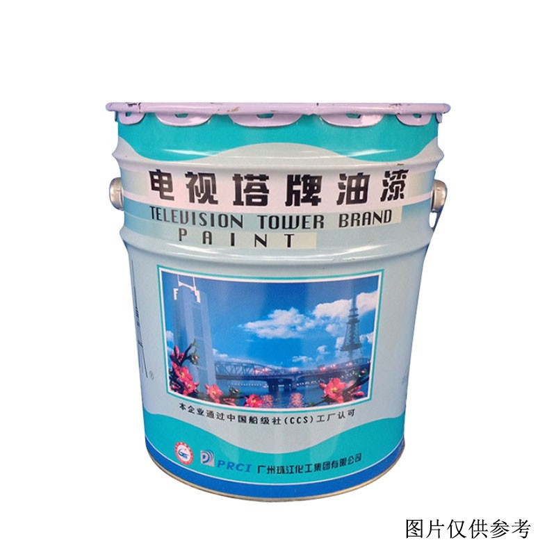 电视塔 醇酸酚醛清漆 醇酸防锈漆 墙纸防水封闭漆 醇酸磁漆 鲜蓝17L-17KG