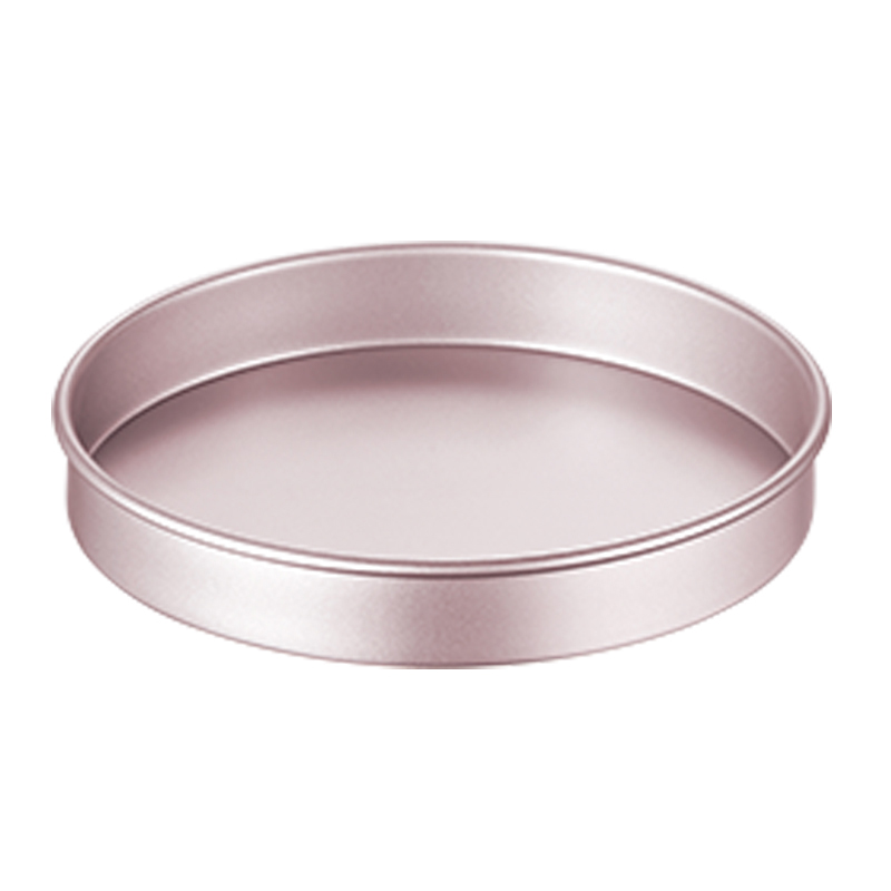 学厨 6寸披萨盘 烤盘模具金色圆形家用pizza盘 直径15.7cm*高2.4cm 不粘涂层 烤箱烘焙模具 WK9161高清大图
