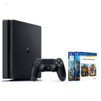 索尼(SONY)PlayStation 4 PS4 500GB黑色纳克的大冒险双碟欢乐套装 国行游戏机