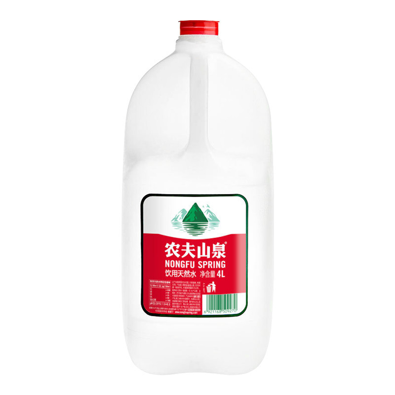 农夫山泉天然水4L*4箱装 家庭用水（新）