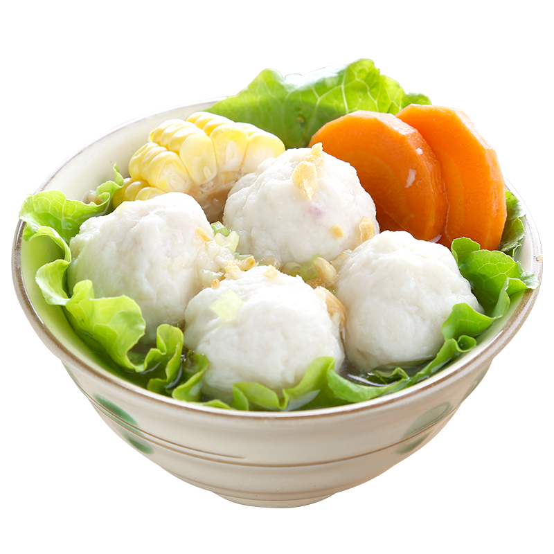 [满100减60发2斤]千渔旺手工墨鱼丸500g新鲜手打