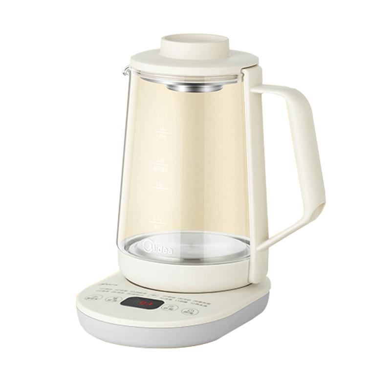 美的(Midea)养生壶 电水壶烧水壶煮茶器煮茶壶 美的美居APP互联 黑茶恒温水壶MK-Y71A智能预约1.5L配滤网