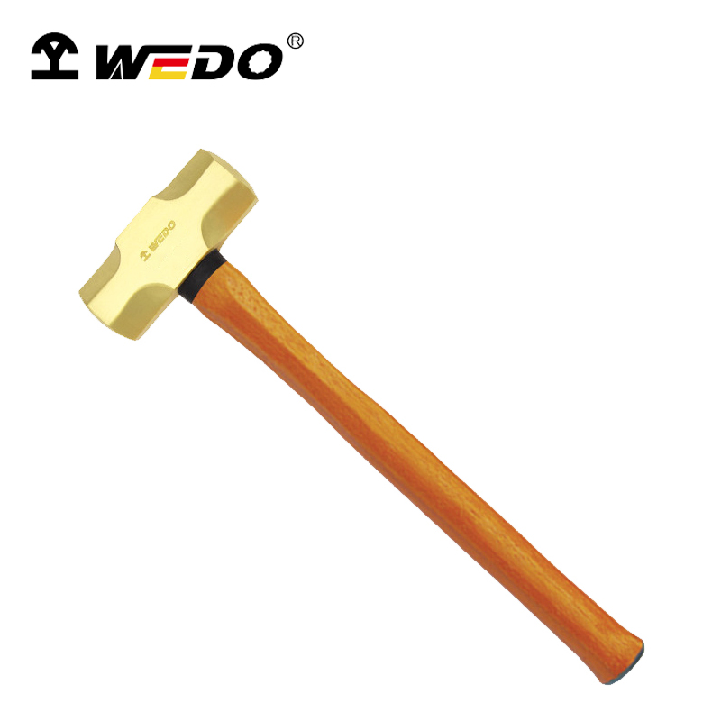 WEDO维度 BR2101B-1018 黄铜木柄八角锤 12lb 单位:把高清大图