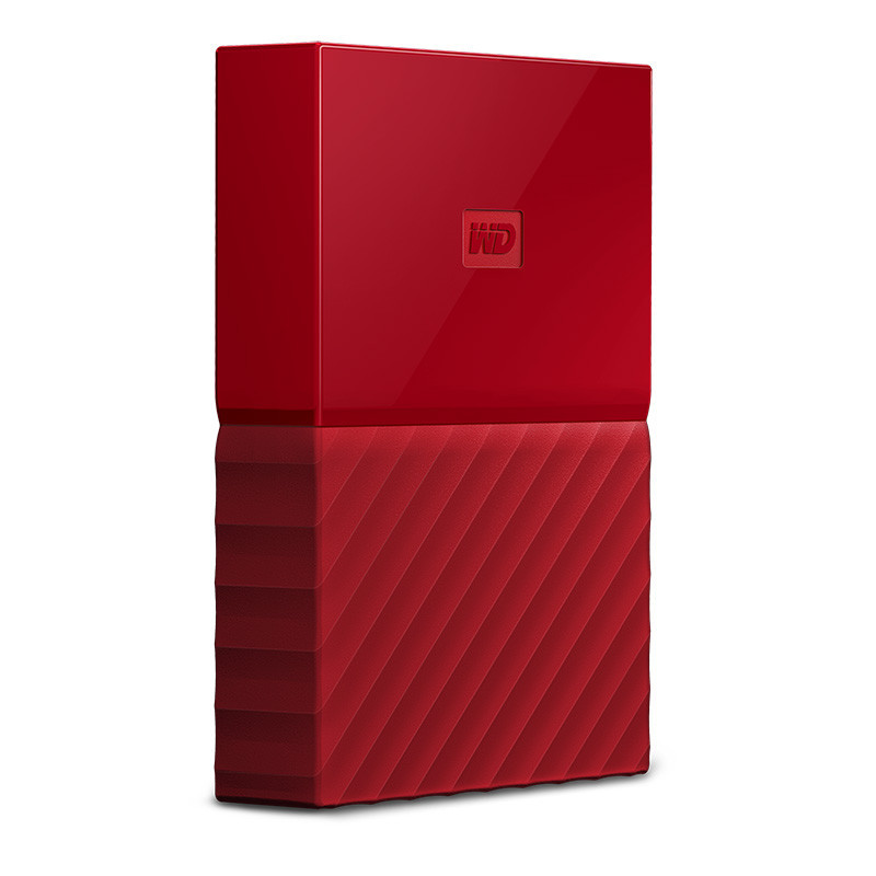 西部数据(WD)My Passport 2TB 2.5英寸 中国红 移动硬盘 WDBS4B0020BRD-CESN