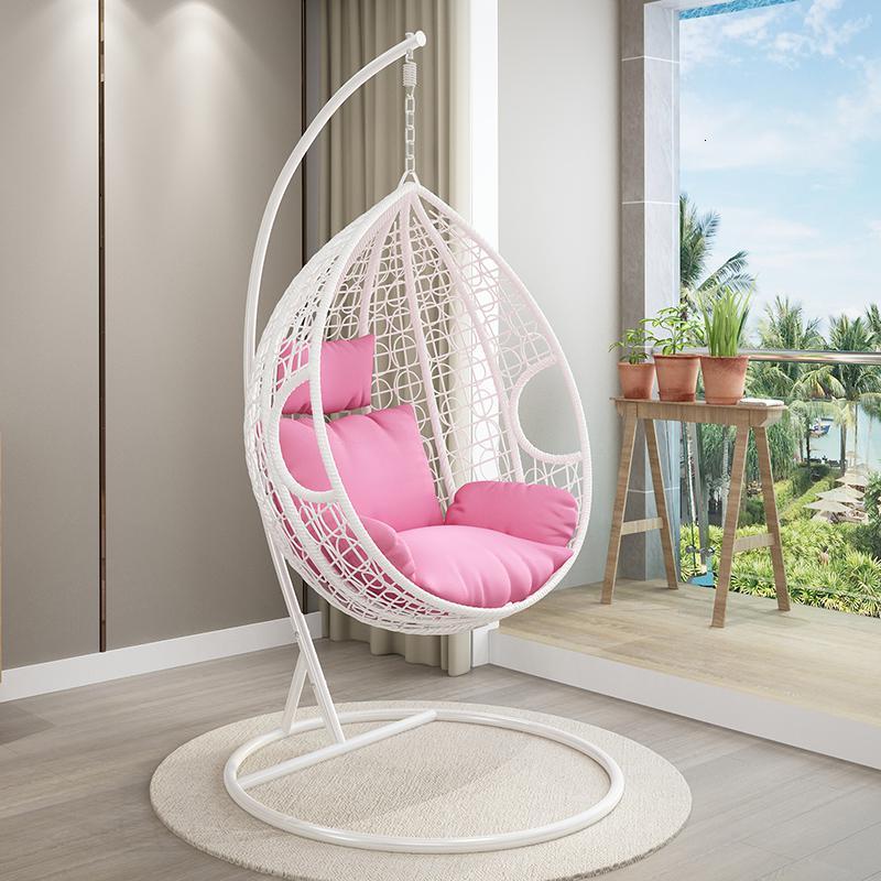 ins鸟巢吊椅子秋千吊兰室内吊篮藤椅闪电客家用懒人椅吊床卧室摇篮椅