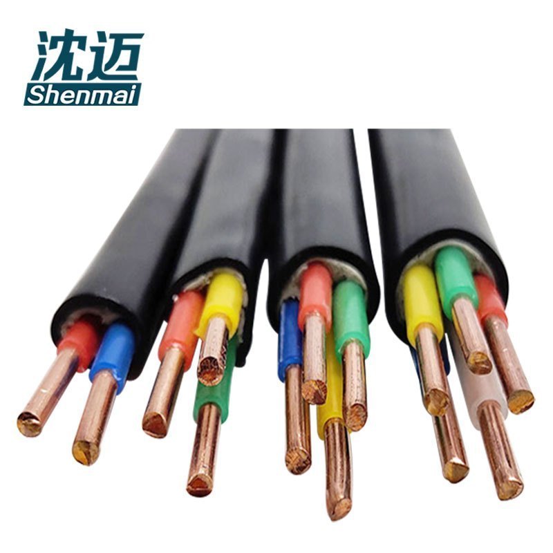 沈迈 铜芯电缆 ZR-KVV-450/750V-3*1.0平方 1米高清大图