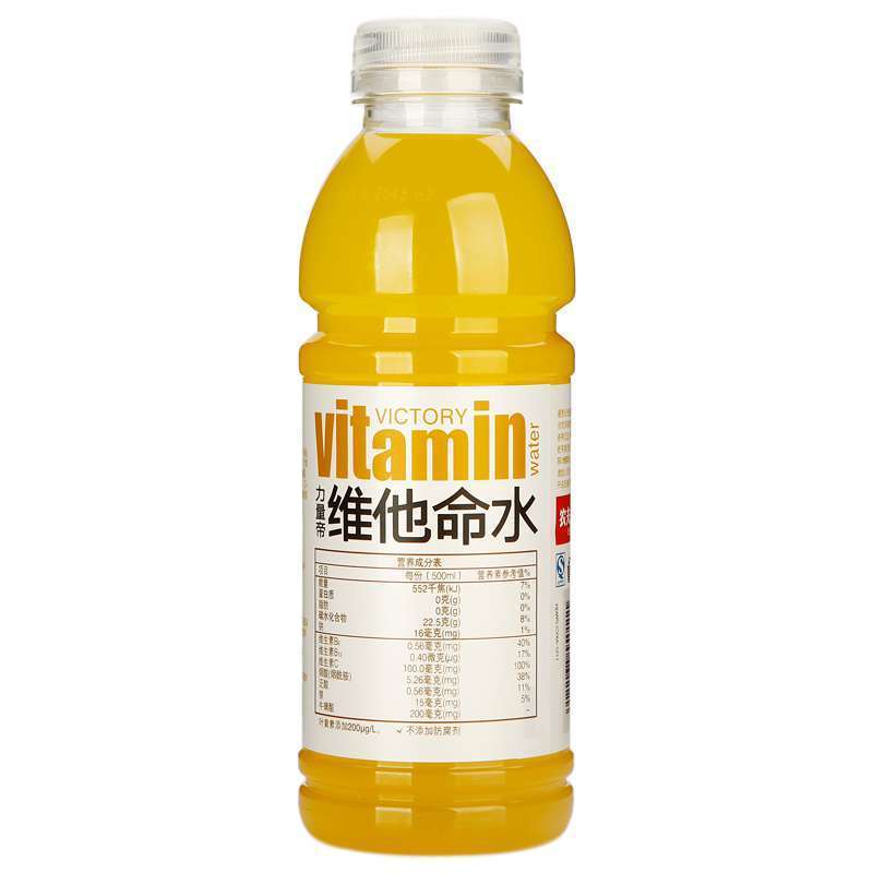 力量帝维他命水果味营养素饮料(热带水果风味)500ml瓶装
