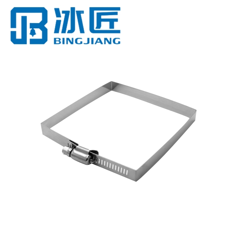 冰匠 304不锈钢桥架卡箍 方形喉箍 个高清大图