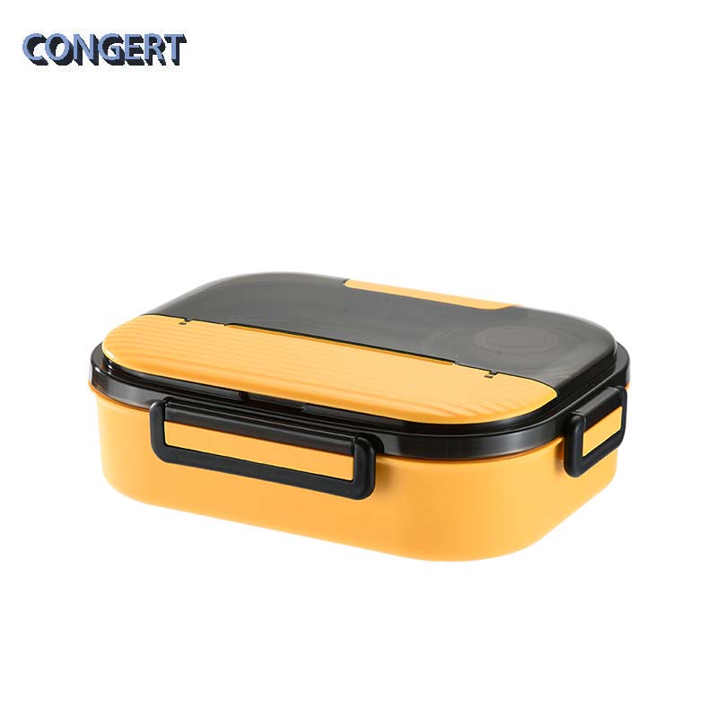 CONGERT 便当盒 四格+餐具+碗 套高清大图
