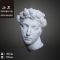 挂墙石膏像人物挂面半面切面雕像装饰摆件挂件雕塑美术素描模型