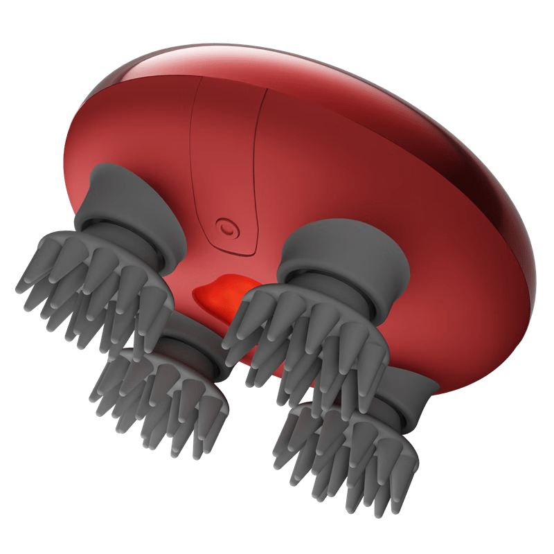 奥佳华智能头部按摩仪 0G2901 冰珀红高清大图