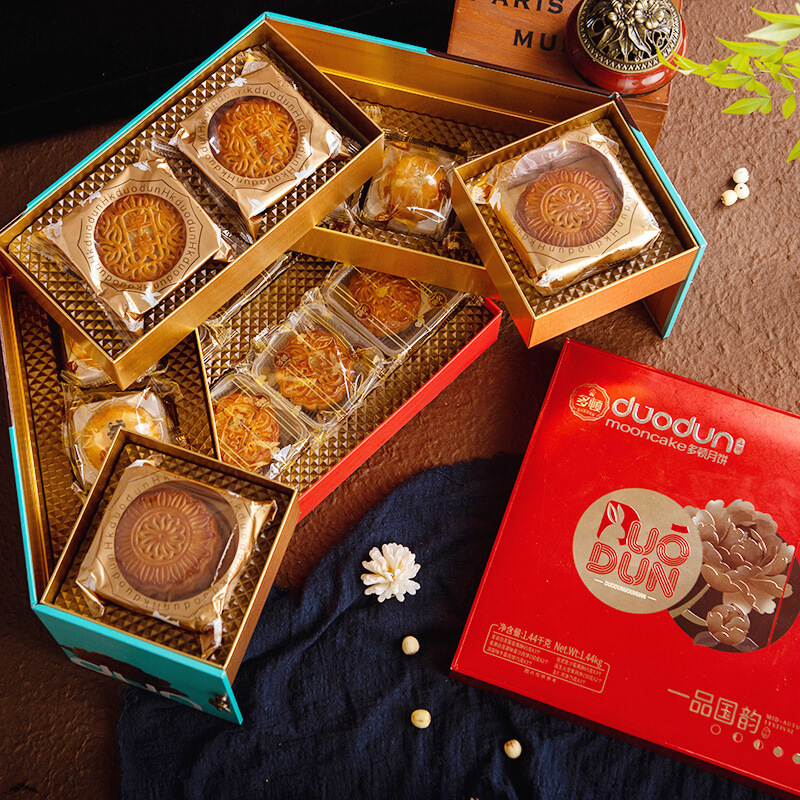 df多顿一品国韵1440g16个大气双层锁扣多口味大礼盒装月饼一品国韵