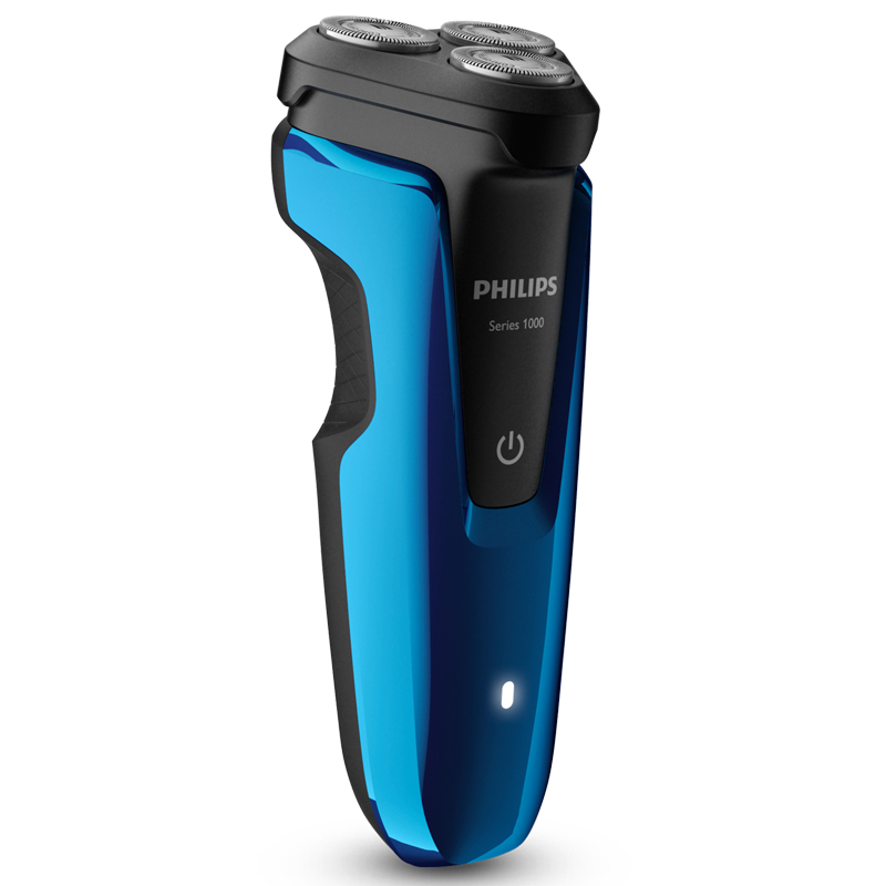 飞利浦(PHILIPS)电动剃须刀 干湿双剃 蓝色 刮胡刀 S1050/02