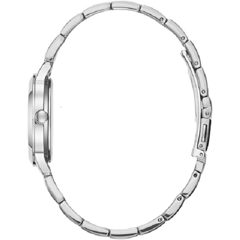 GUESS女款简约优雅黑色表盘不锈钢腕表时尚经典日常佩戴高清大图